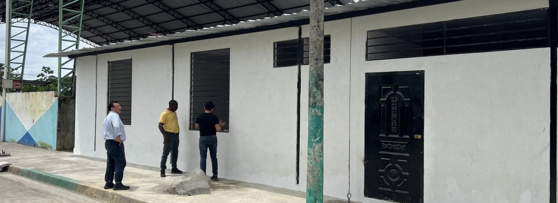 ULTIMOS DETALLES EN EL CENTRO DE SALUD DE LA CABECERA PARROQUIAL
